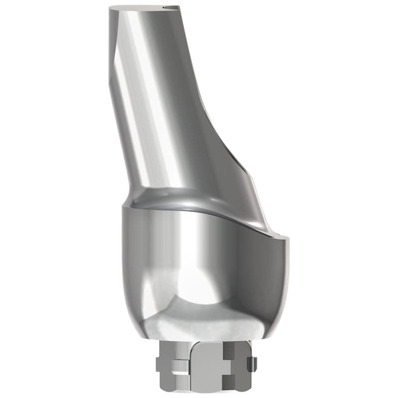 Prepable Ti Abutment, 3mm, 15&deg;, Narrow Incisor