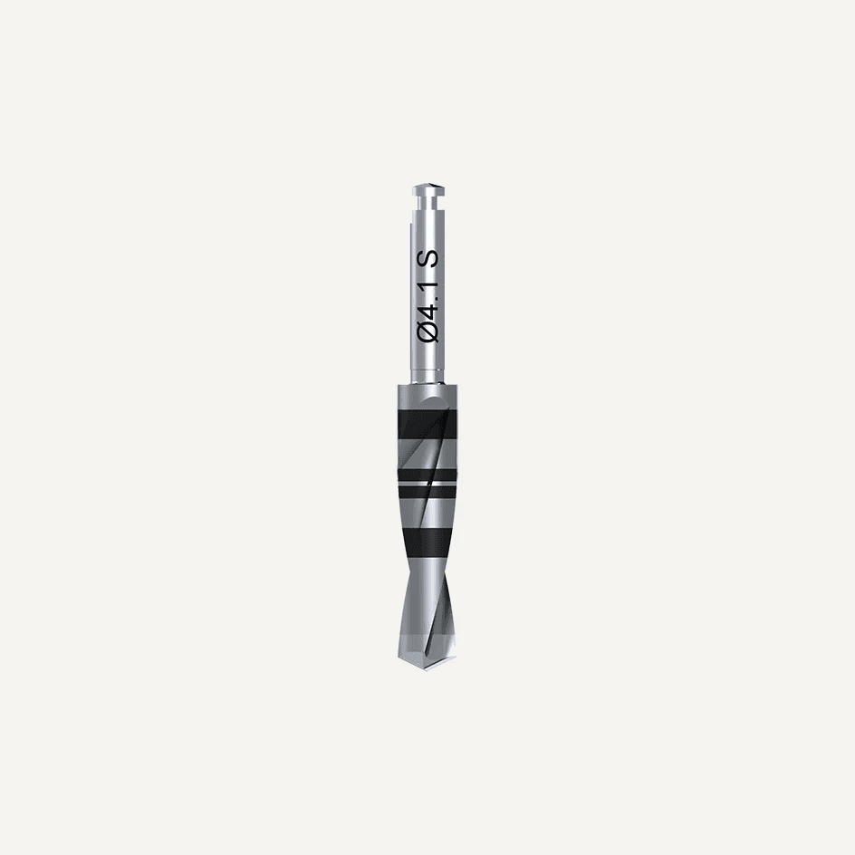 Twist Drill, Straight, &Oslash;4.1 x 7-17mm