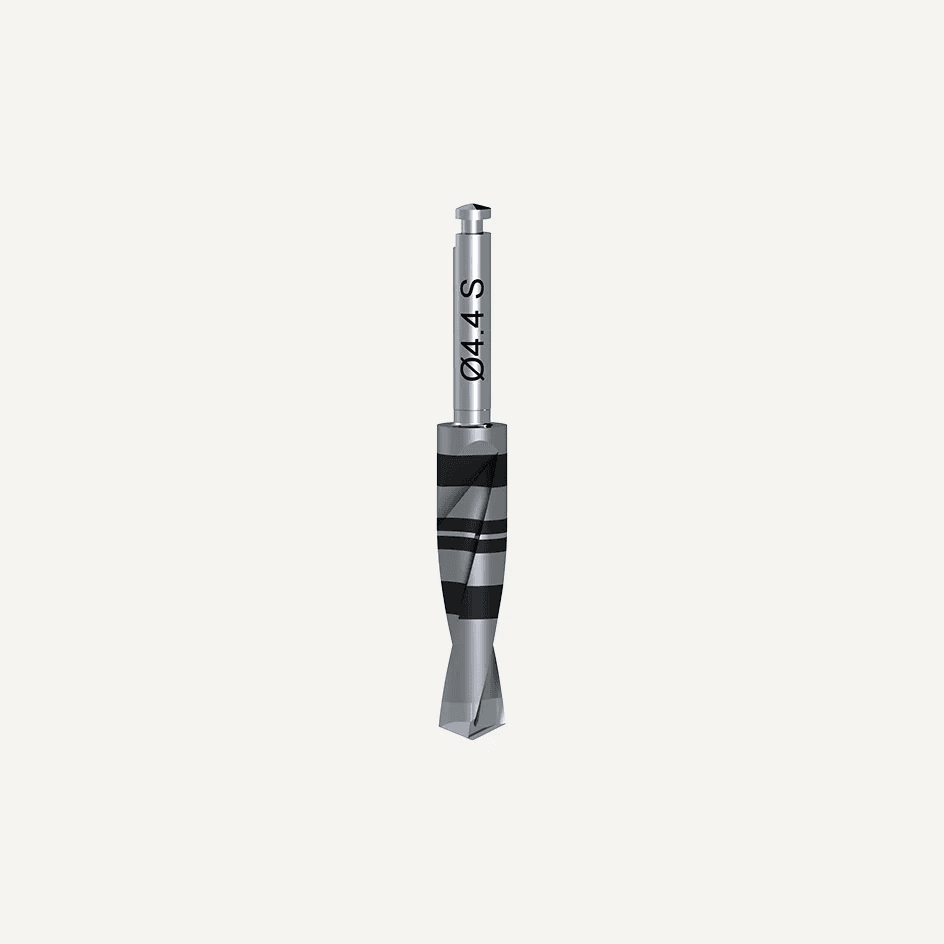 Twist Drill, Straight, &Oslash;4.4 x 7-17mm