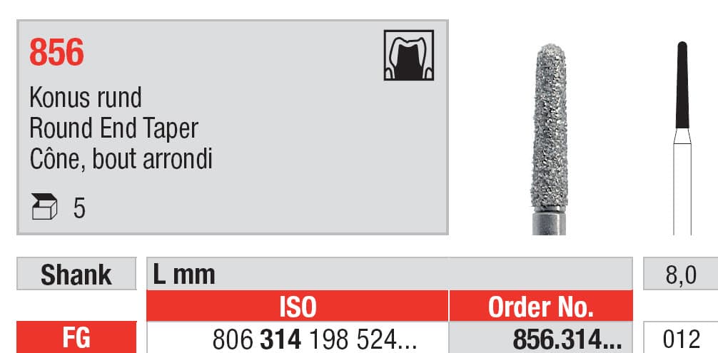 سنابل ماسية, قمعي بنهاية مدورة FG-12