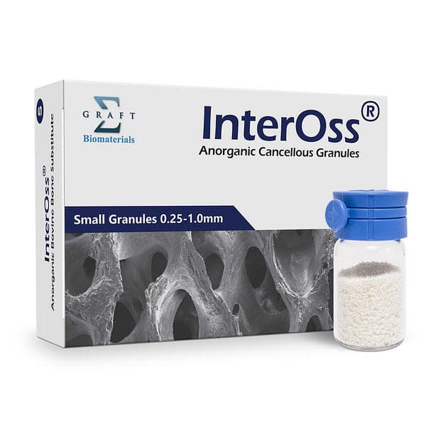 طُعم عظمي بقري مسامي XeNEgraft، (0.25-1.0 مم)، 0.50 جم/1.08 سم&sup3;