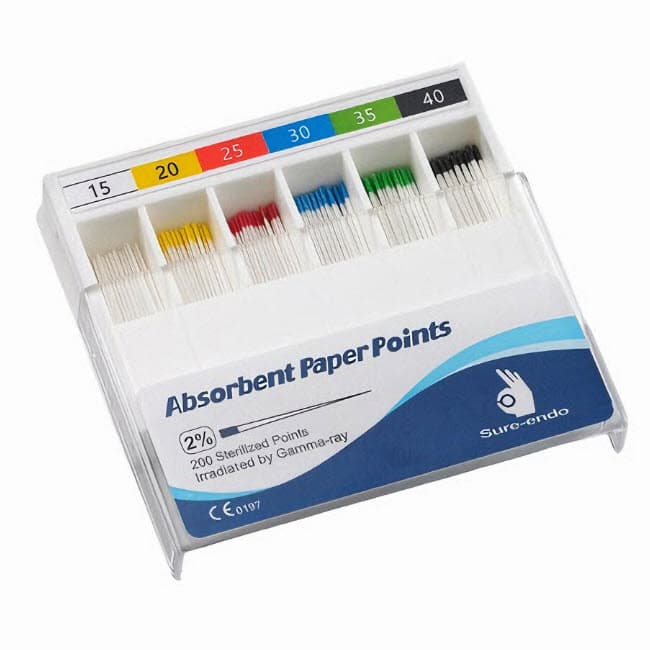 Sure-Endo Paper Points Assorted 15-40
