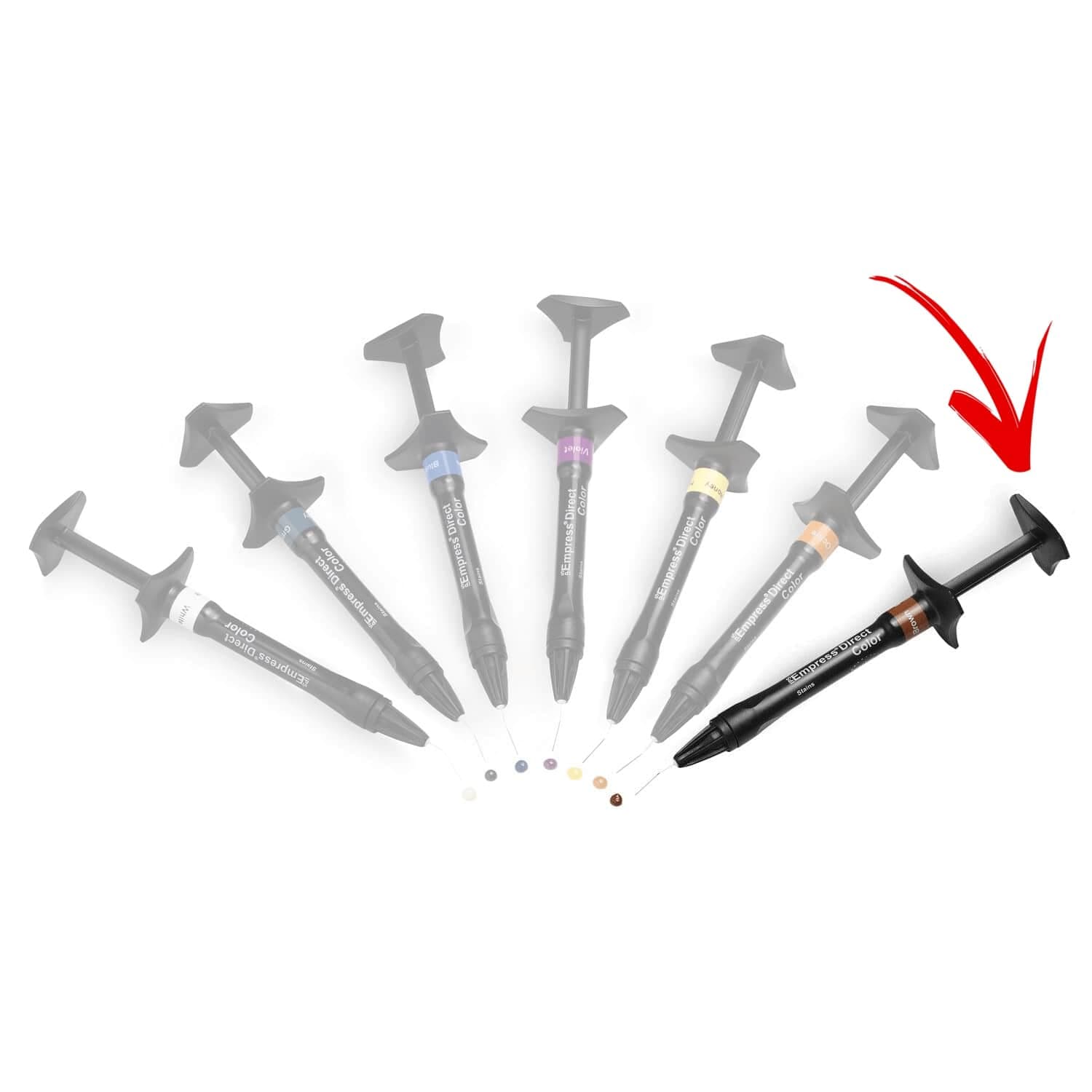 كومبوزيت إمبريس دايركت، لون بني، سيرنج