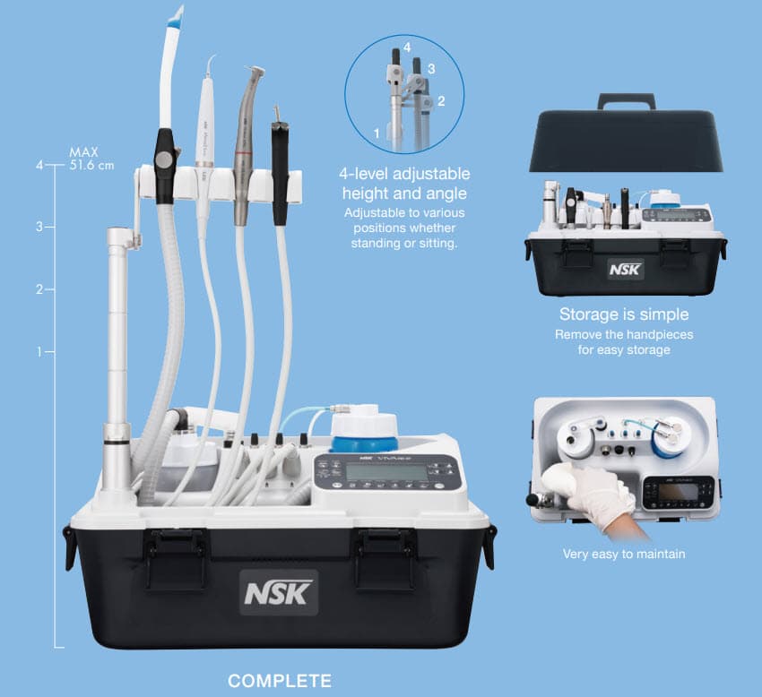NSK Portable Dental Unit, VIVA Ace 230 Complete Set