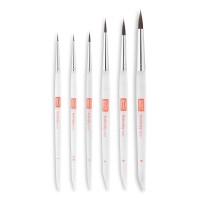 Set Kolinsky Evo (Sizes 1, 2, 4, 6, 8, 1/0) Set Kolinsky Evo (Sizes 1, 2, 4, 6, 8, 1/0)