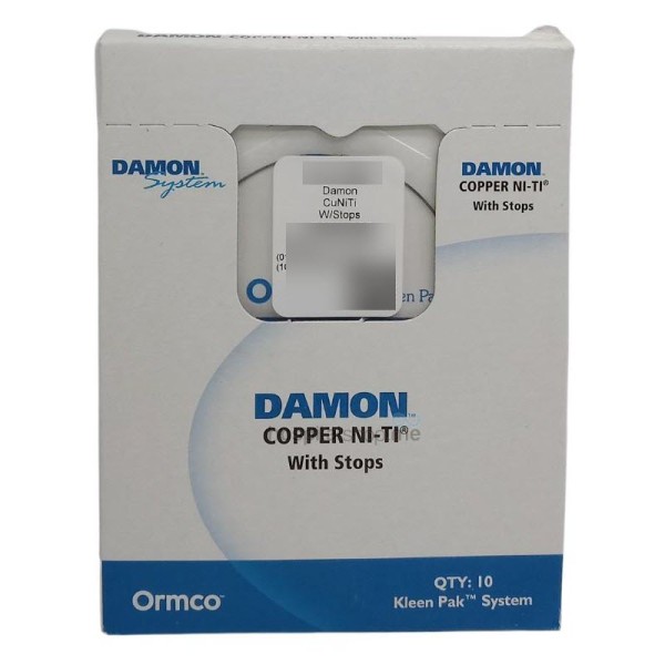 سلك دايمون ألتِما Cu-NiTi مستطيل مع توقفات، 0.014 × 0.0275 - Ormco - 227-1161