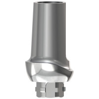 Prepable Ti Abutment, 1mm, 0°, Narrow Incisor