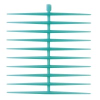 شمع جيو، مشابك حلقية مشكّلة مسبقًا، مستقيم، ذاتي اللصق، 10 صفائح