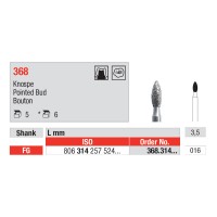 Diamond Burs, Pointed Bud FG-16