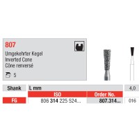 Diamond Burs, Inverted Cone FG-16