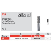 سنابل ماسية, اسطواني بنهاية مقطوعة HP-12