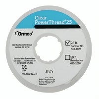 Power Thread, Clear, .030 x 25 ft
