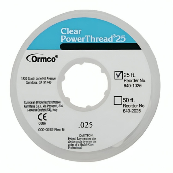 أنبوب حماية، شفاف، .030 x 25 قدم أنبوب حماية، شفاف، .030 x 25 قدم - Ormco - 640-2031