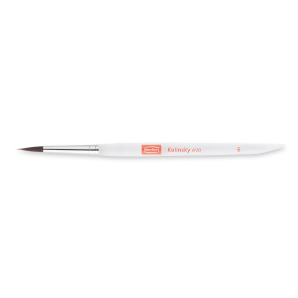 Kolinsky Evo, Bionic Hair Brush Size 6, Set of 2 - Renfert - 17243006