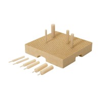 MESH-Tray K Porcelain Firing Tray, 2 Plates + 10 Porcelain Pins