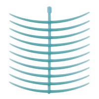 شمع جيو، مشابك حلقية مشكّلة مسبقًا، ذاتي اللصق، 10 صفائح