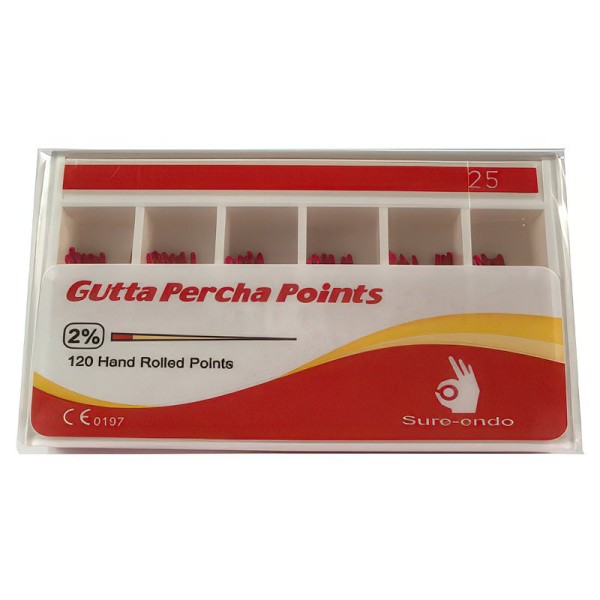 Sure-Endo Gutta Percha Points 25 - SureEndo - SI-04