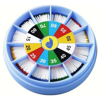 منظم كوتا بيرشا وأقماع ورقية، فارغ، شور-إندو، أبيض/أزرق