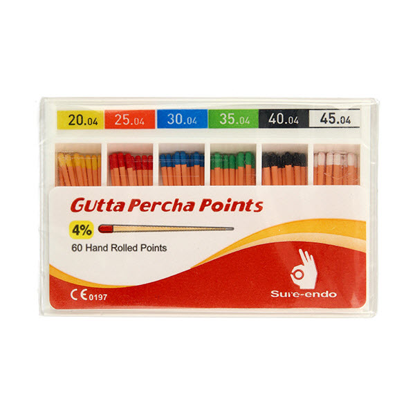Sure-Endo Gutta Percha Points 20-45/.04 - SureEndo - SI-95