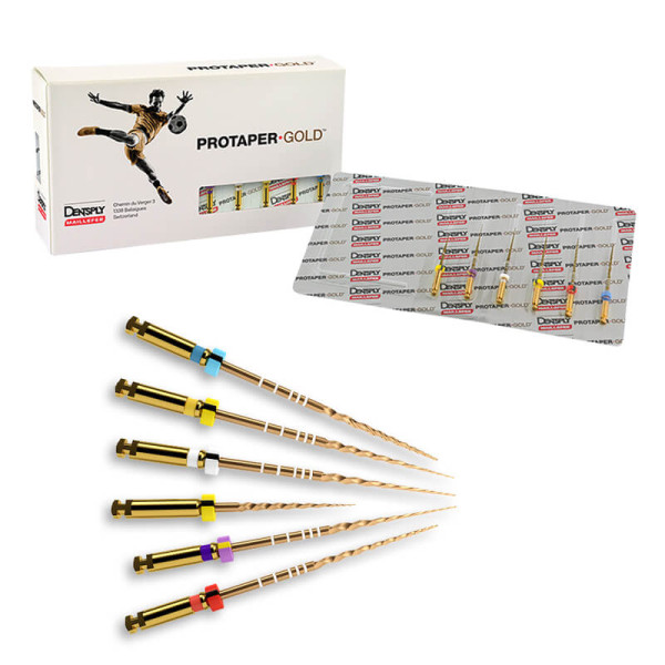 ProTaper GOLD, Endo Rotary Files 25mm SX-F3 Assorted - Dentsply Maillefer - A0409225G010