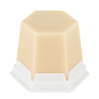 شمع تشكيل جيو كلاسيك طبيعي، عاجي شفاف، 75 جرام