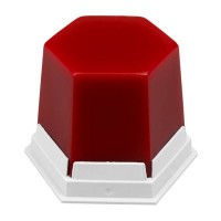 شمع GEO لملء المناطق تحت القطع، صلب-متوسط، أحمر-شفاف، 75 جم