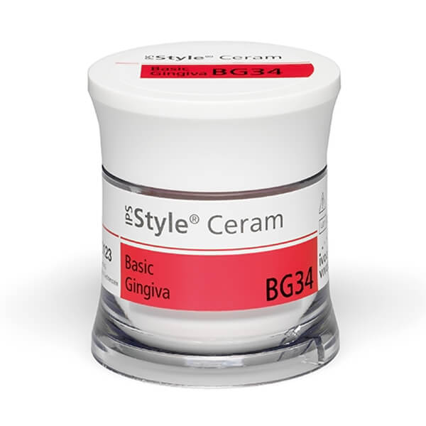 IPS Style Ceram Basic Gingiva, BG34, 20g IPS Style Ceram Basic Gingiva, BG34, 20g - Ivoclar - 673354